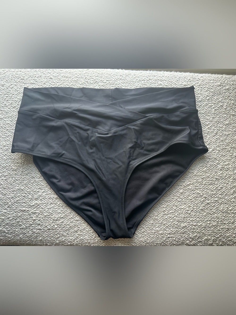 Aerie High-Waisted Crossover Bikini Bottoms